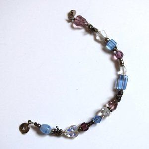 2/$20 Glass Bead and Crystal Bracelet